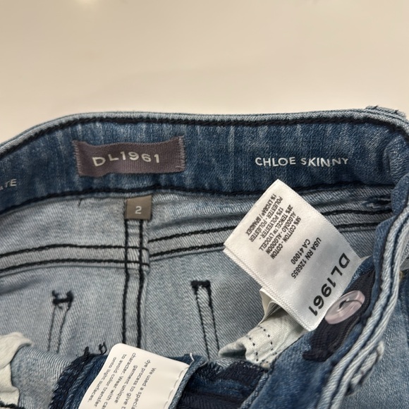 💕HP💕DL1961 chloe toddler girl star skinny jeans - Picture 6 of 8